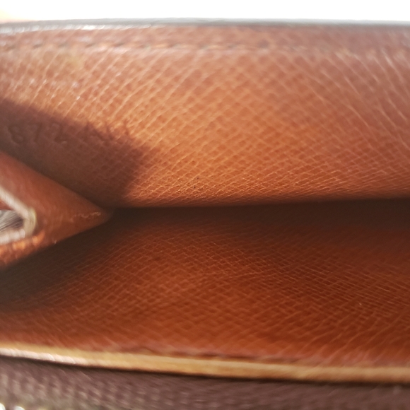 LOUIS VUITTON LV Vintage Sarah Envelope Wallet Leather Large Clutch Brown - Picture 8 of 13